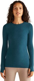 Классический пуловер с круглым вырезом Beyond Yoga, цвет Blue Gem Heather