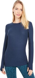 Классический пуловер с круглым вырезом Beyond Yoga, цвет Nocturnal Navy