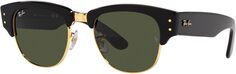 Солнцезащитные очки 50 mm 0RB0316S Mega Clubmaster Ray-Ban, цвет Black on Arista/Green