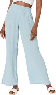 Широкие брюки Susie с двойными сборками и сборками Michael Stars, цвет Harbor