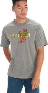 Футболка Leaning Marty с короткими рукавами Marmot, цвет Charcoal Heather