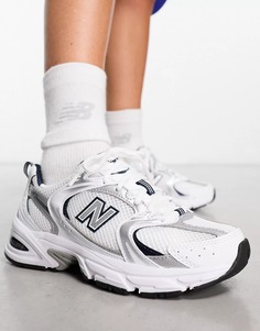 Кроссовки New Balance 530, белый, серый