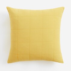 Декоративная наволочка H&amp;M Home Quilted Satin, желтый