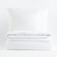 Комплект двуспального постельного белья H&amp;M Home Cotton, белый