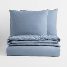 Комплект двуспального постельного белья H&amp;M Home Cotton, синий