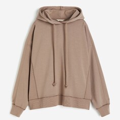 Толстовка H&amp;M Oversized Cotton, бежевый H&M