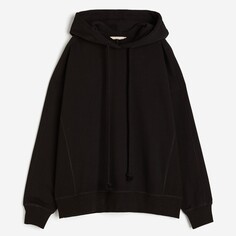 Толстовка H&amp;M Oversized Cotton, черный H&M