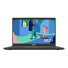 Ноутбук MSI Modern 14 C12M-495 14&quot;, 8 Гб/512 Гб, i3-1215U, UHD Graphics, черный, английская клавиатура