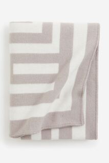 Одеяло H&amp;M Home Wool-blend, серо-коричневый