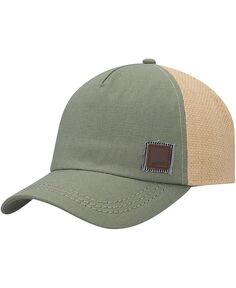 Женская зеленая регулируемая шляпа Incognito Trucker Roxy, зеленый