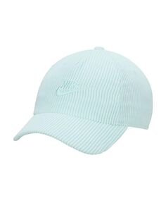 Мужская и женская регулируемая шляпа из вельвета мятного цвета Lifestyle Club Nike, зеленый