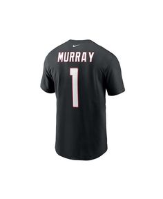 Мужская футболка Arizona Cardinals с надписью «Имя и номер» — Кайлер Мюррей Nike, черный