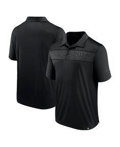 Мужская фирменная черная рубашка-поло Wisconsin Badgers OHT в военном стиле Fanatics, черный