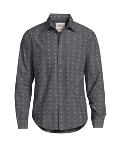 Мужская легкая рабочая рубашка традиционного кроя Blake Shelton x Lands&apos; End, мультиколор