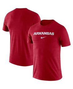 Мужская футболка Cardinal Arkansas Razorbacks Team Issue Velocity Performance Nike, красный