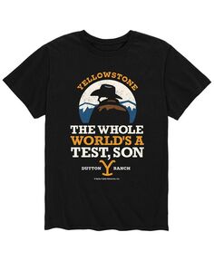 Мужская футболка Yellowstone Whole World AIRWAVES, черный