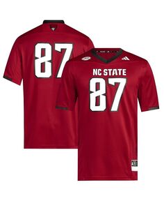 Мужская красная майка № 87 NC State Wolfpack Premier adidas, красный