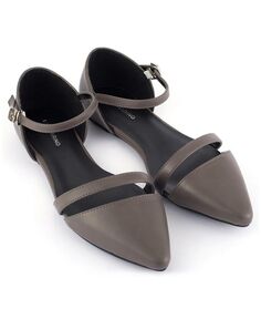 Женские формальные туфли на плоской подошве Mio Marino, серый