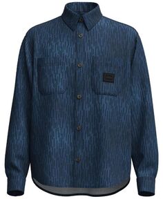Мужская рубашка с карманами Erato HUGO, синий