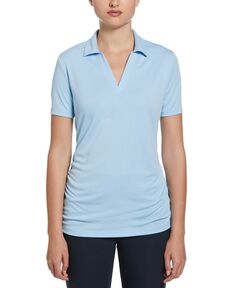 Женская рубашка-поло для гольфа с короткими рукавами Airflux PGA TOUR, цвет Cerulean
