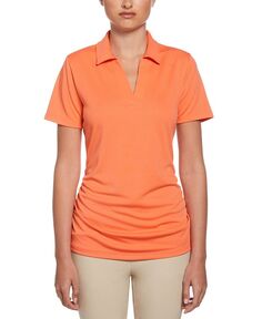 Женская рубашка-поло для гольфа с короткими рукавами Airflux PGA TOUR, оранжевый