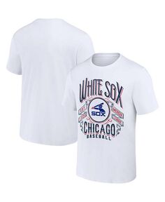 Мужская футболка Darius Rucker Collection by White Chicago White Sox с эффектом потертости в стиле рок Fanatics, белый