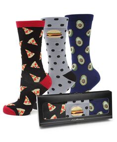 Подарочный набор мужских носков Foodie, 3 шт. Cufflinks Inc., мультиколор