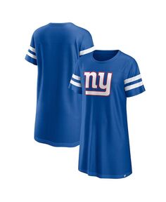 Женское фирменное платье Royal New York Giants Victory Fanatics, синий