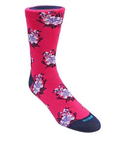 Мужские классические носки с цветочным принтом DUCHAMP LONDON, розовый