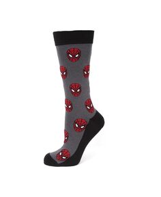 Мужские носки с Человеком-Пауком Marvel, серый
