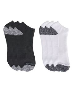 Мужские низкие носки с мягкой подкладкой, упаковка из 6 шт. Geoffrey Beene, цвет Black, White