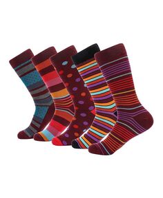 Мужские дизайнерские классические носки Groovy, набор из 5 шт. Mio Marino, оранжевый