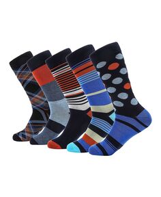 Мужские дизайнерские классические носки Groovy, набор из 5 шт. Mio Marino, цвет Plum