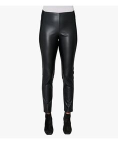 Женские утягивающие брюки из искусственной кожи Stella Carakasi, черный