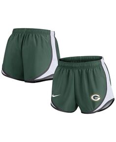 Женские зеленые шорты Green Bay Packers Tempo больших размеров Nike, зеленый
