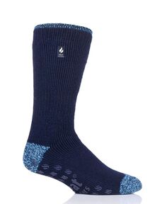 Мужские носки-тапочки Michael Solid Crew Heat Holders, синий