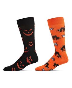 Мужские носки для Хэллоуина, новинка, упаковка из 2 шт. MeMoi, мультиколор