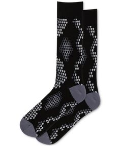 Мужские носки с рисунком змеиной кожи Hot Sox, черный