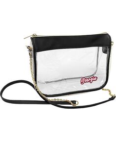 Женская прозрачная сумка через плечо Georgia Bulldogs Hype Stadium Logo Brands, белый
