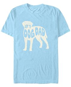 Мужская футболка с коротким рукавом 1 Dog Dad Fifth Sun, синий