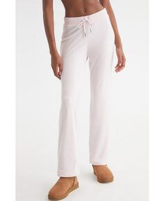 Женские велюровые спортивные брюки Og с большими блестками Juicy Couture, белый