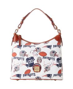 Женская сумка-хобо New England Patriots Game Day Dooney &amp; Bourke, мультиколор
