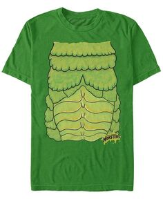 Универсальный мужской костюм Monsters From the Black Lagoon, футболка с короткими рукавами Fifth Sun, зеленый