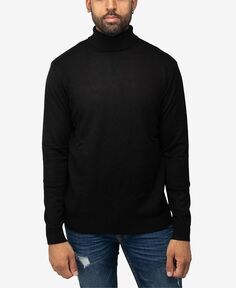 Мужской свитер с высоким воротником и пуловером X-Ray, черный