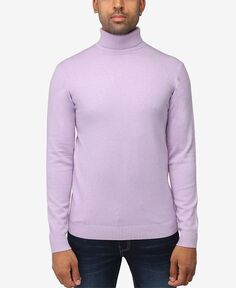 Мужской свитер с высоким воротником и пуловером X-Ray, фиолетовый