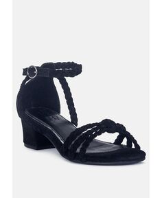 NICOLA Женские босоножки на блочном каблуке Rag &amp; Co, черный