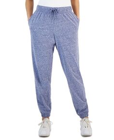 Женские брюки-джоггеры из флиса в стиле ретро ID Ideology, синий