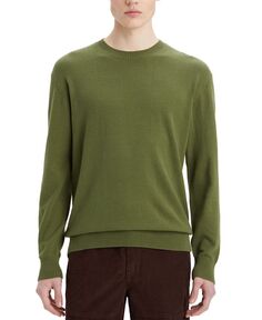Мужской свитер с круглым вырезом Levi&apos;s, зеленый Levis