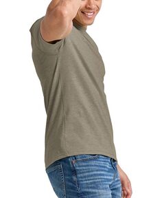 Мужская футболка Originals Tri-Blend с короткими рукавами Hanes, цвет Green 2