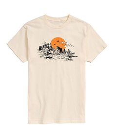 Мужская футболка Mountain Sun с коротким рукавом AIRWAVES, цвет Beige, Khaki